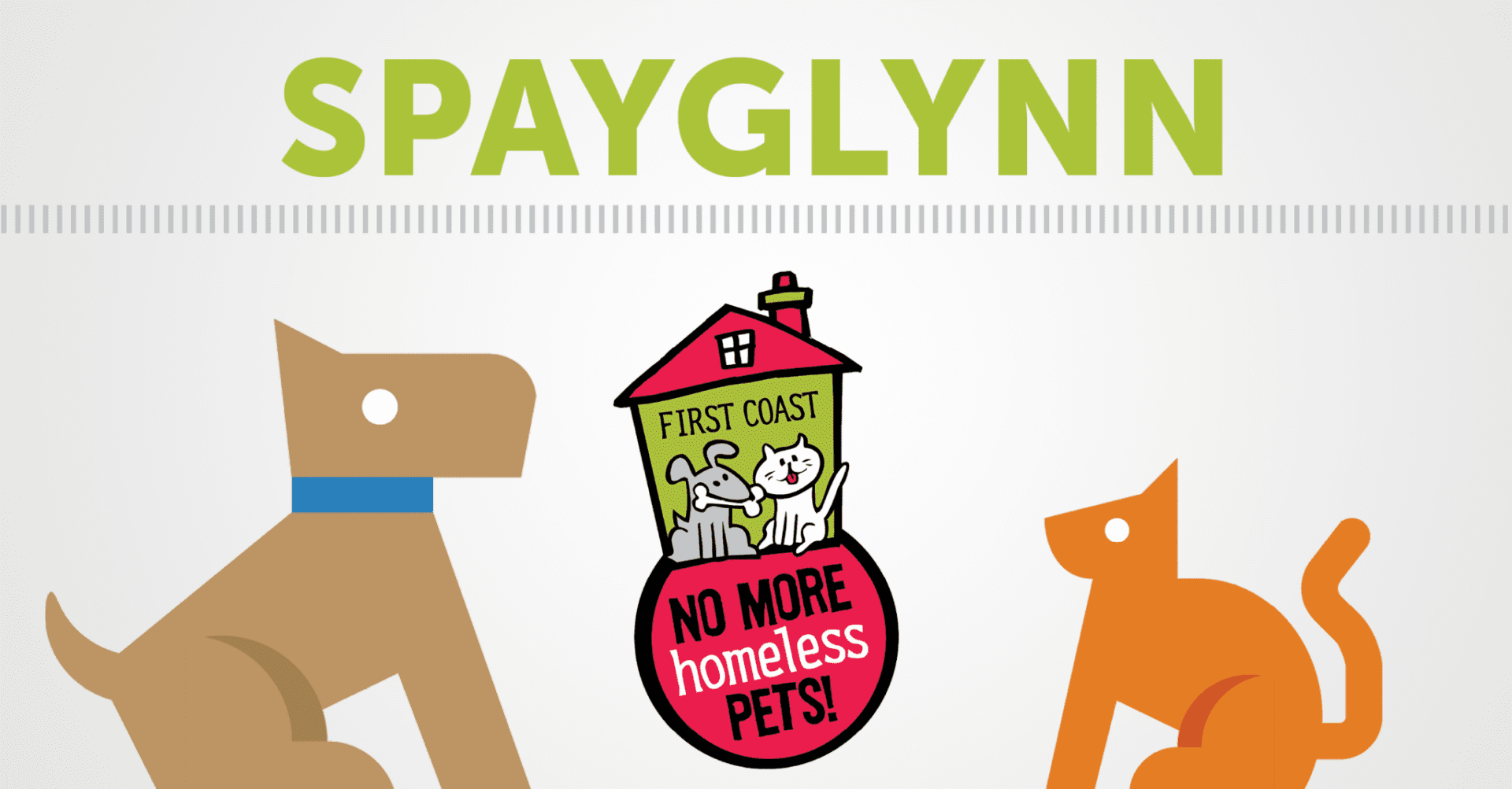 A green megaphone is on the black background